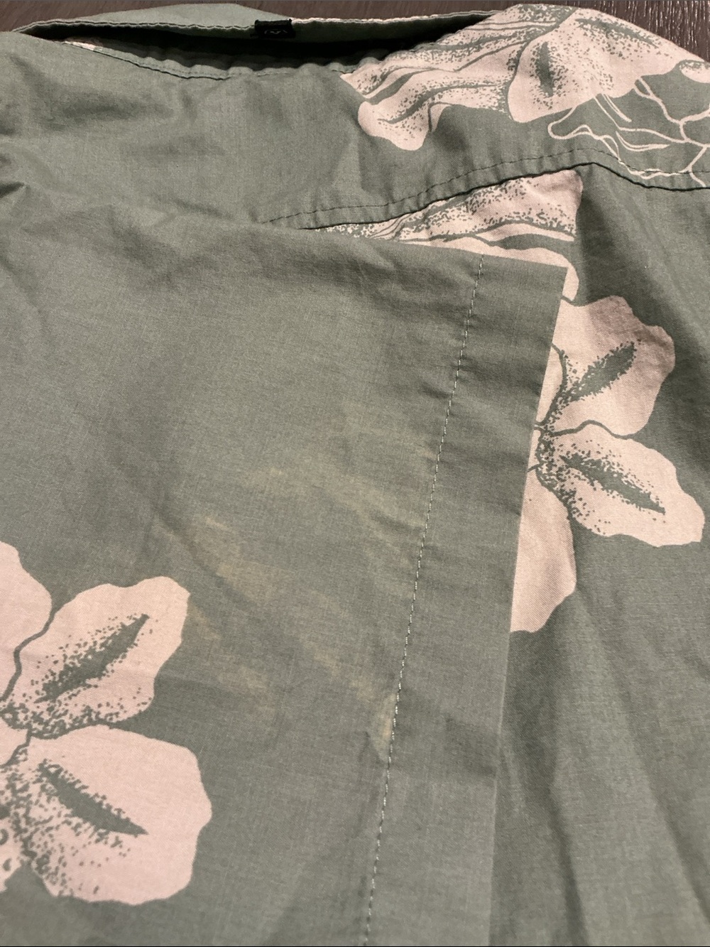VISSLA Byebiscus Eco Sage Green Short-Sleeve Floral Button-Up Shirt M - Picture 13 of 13